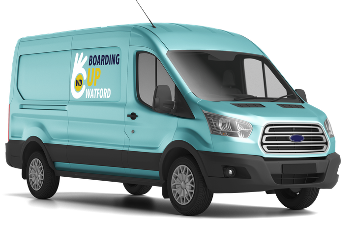 Boarding Up Uxbridge mobile service van